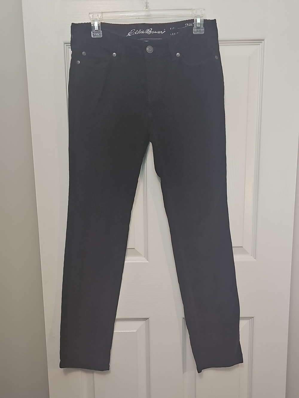 Eddie Bauer Truly Straight Corduroy Pants Brown Size 2 Petite (2P)
